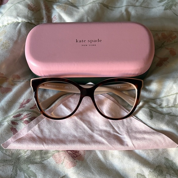 NEW KATE SPADE NEW YORK DAESHA/S 0T4LA HAVANA AUTHENTIC FRAMES EYEGLASSES 56-16 - Picture 1 of 8